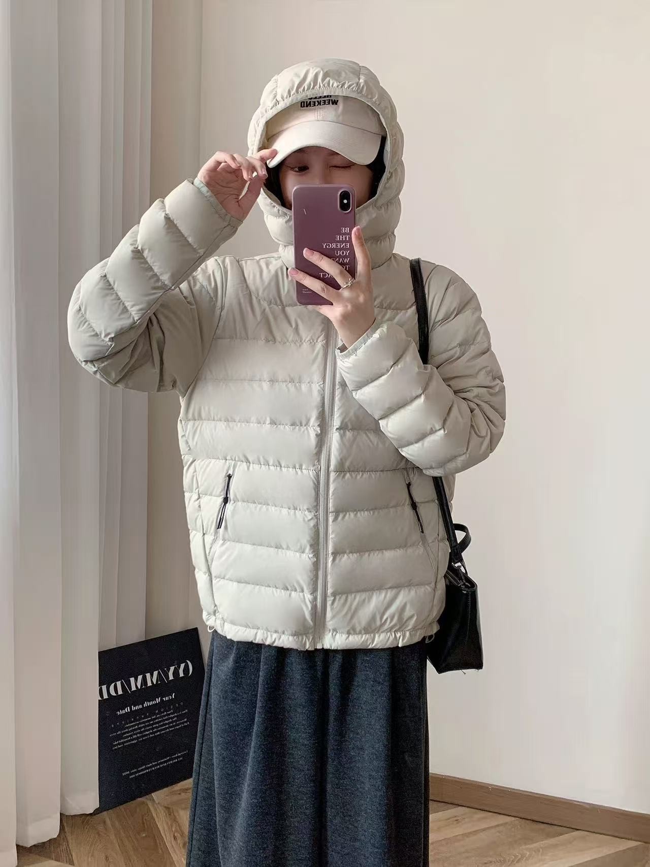 【球uu专属】KBD排骨款羽绒服90白鸭绒轻暖便携同款秋冬保暖男女款