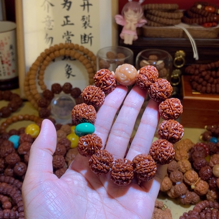 吊坠金刚菩提196玉化貔貅绿扣