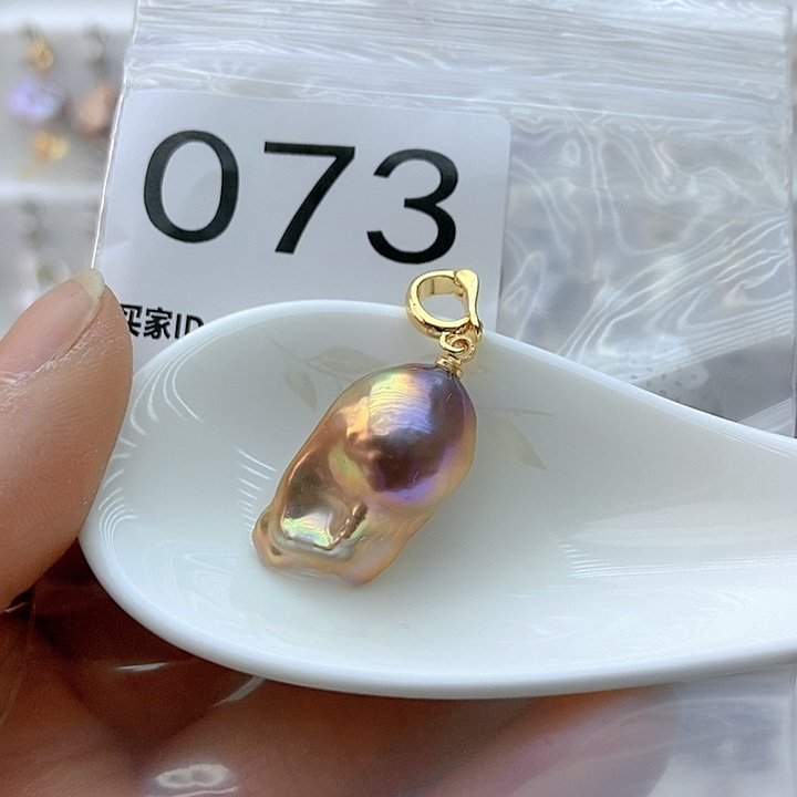 淡水珍珠颈饰银S925镶嵌