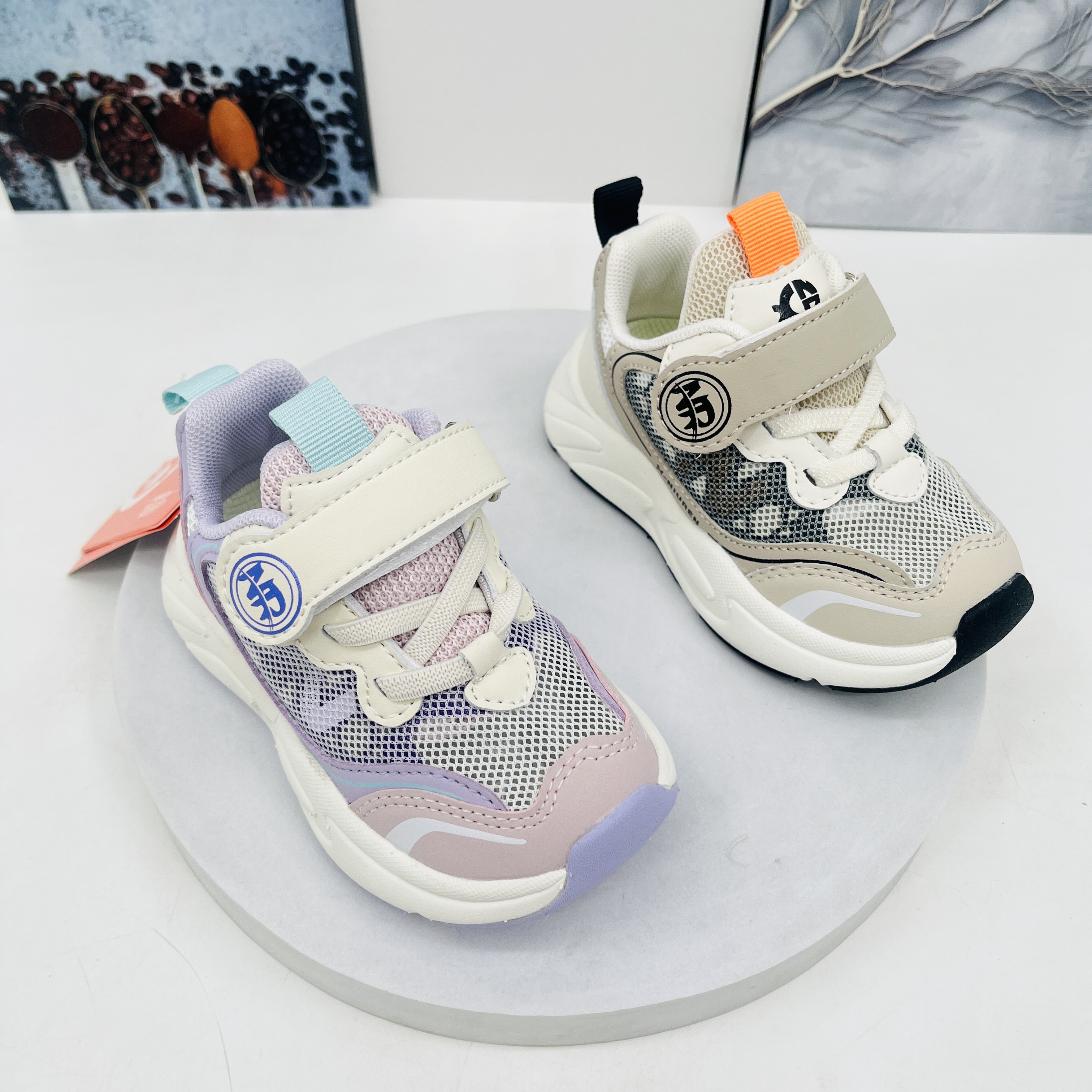 B3区6110夏季儿童休闲复合底单网鞋