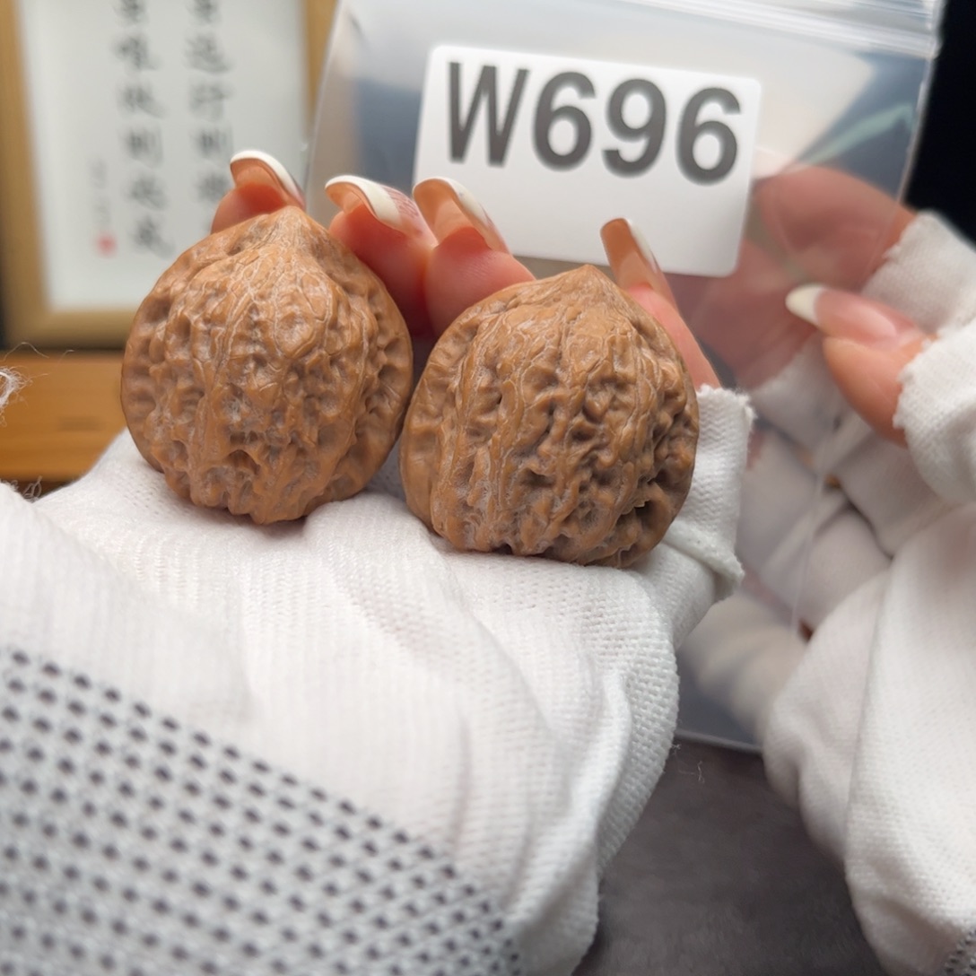 文玩核桃把件34水晶锤w 696