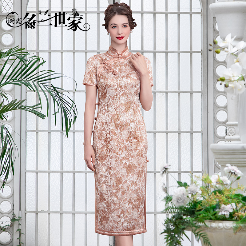 『浮梦』名兰世家旗袍富家千金气质喜婆婆喜妈妈婚宴装MQP10B8233