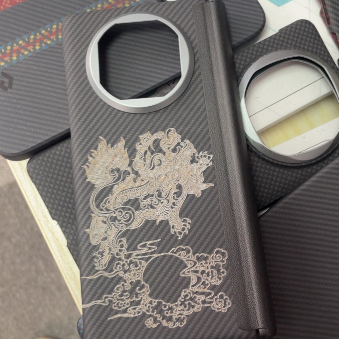 X5黑灰貔貅带中轴磁吸