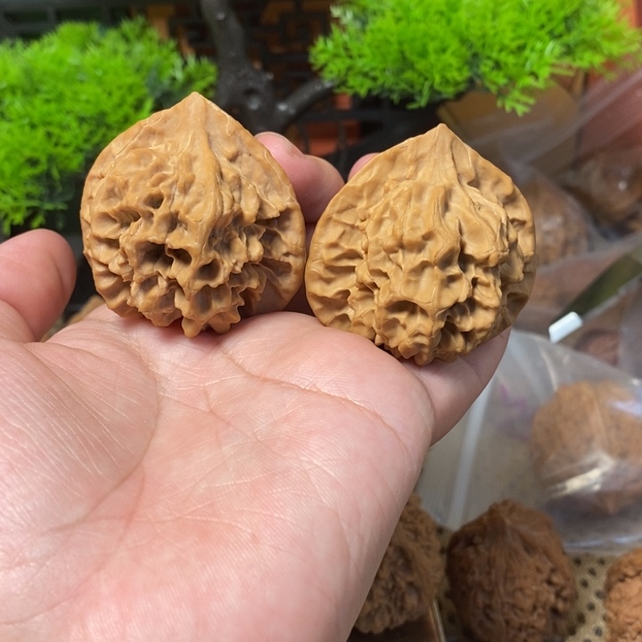 核桃手串/手链闲*帝王狮子头44全