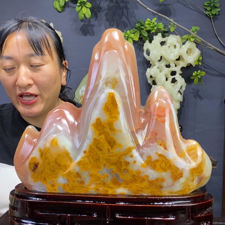 石材精品古青石摆件