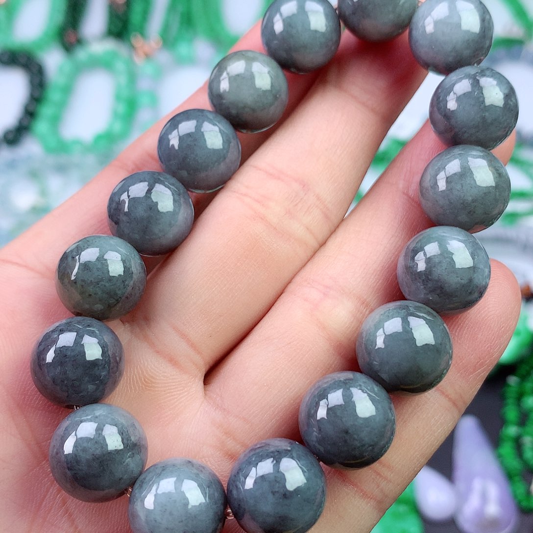 未镶嵌手链翡翠手串