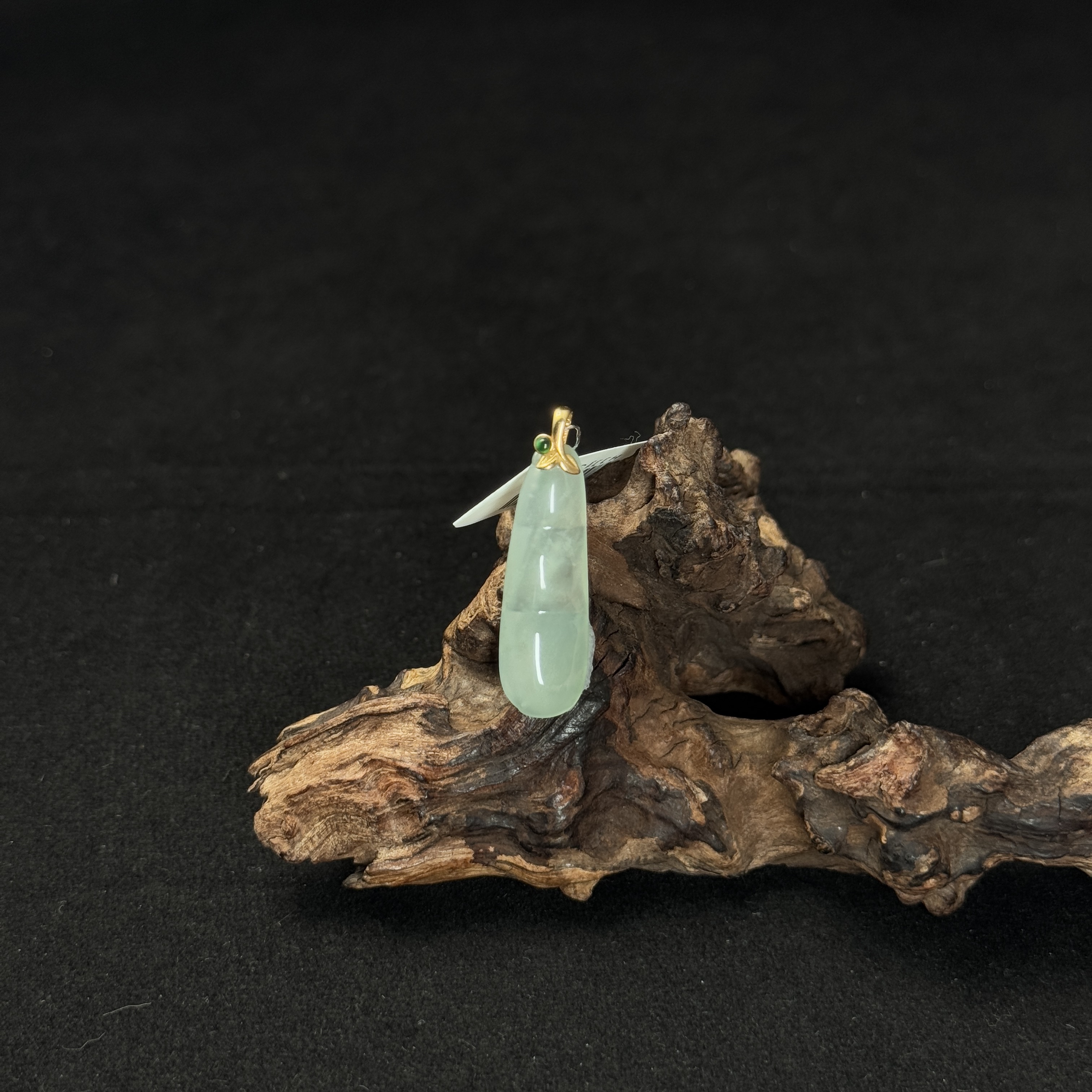 【诚翠拍品第九十五期午】翡翠77吊坠HJJj3021金