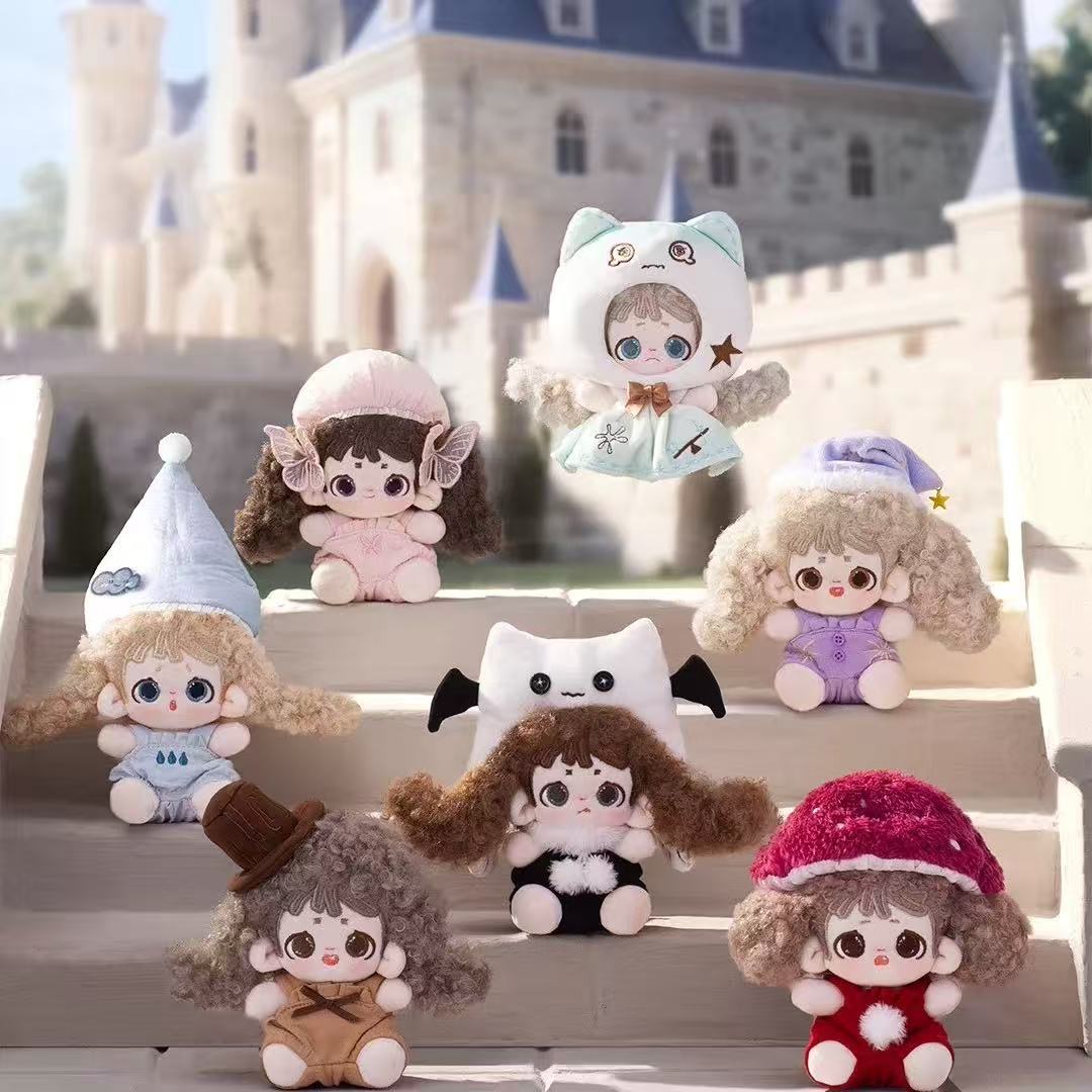 【拆盒】Heyone黑玩芙芙-超能力魔法社系列-盲盒毛绒挂件