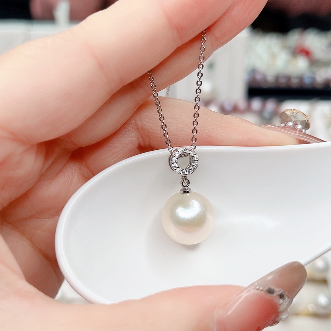 合金吊坠(赠链)淡水珍珠