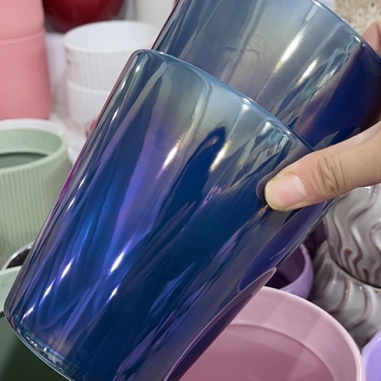 多肉绿植陶瓷花盆9.9包邮，有孔