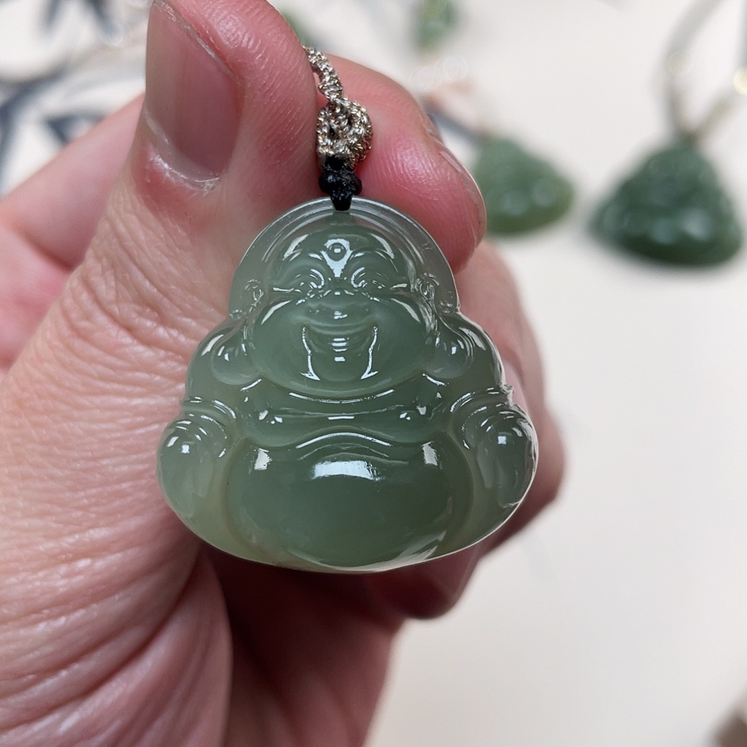 和田玉吊坠(不含链)未镶嵌微瑕