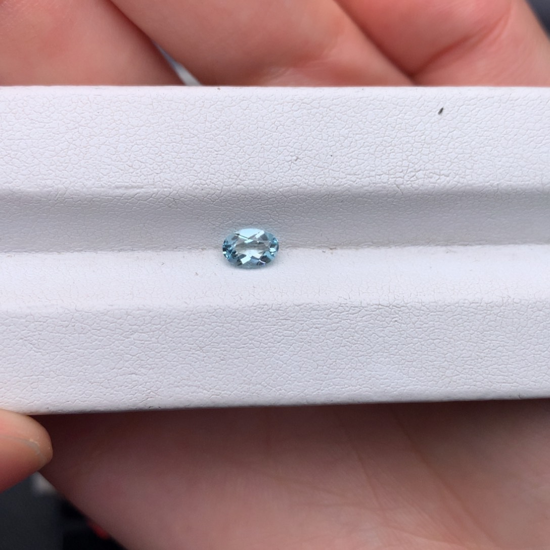 裸石海蓝宝石4×6