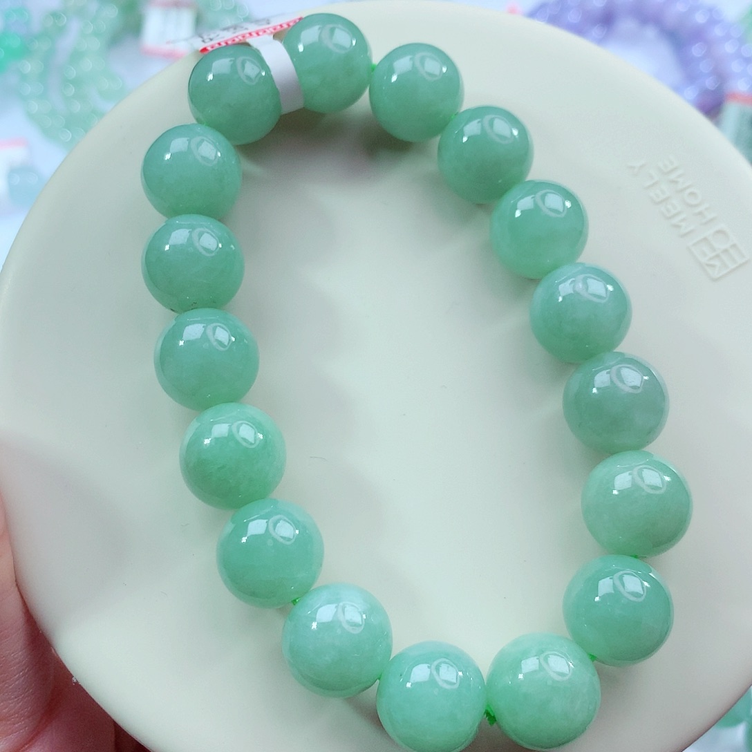 翡翠未镶嵌手链卡13