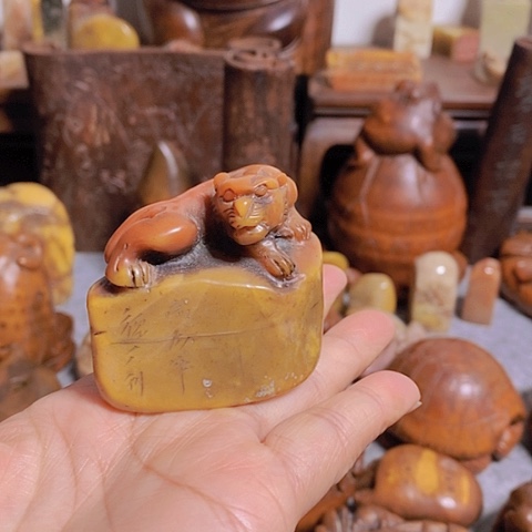 香榧木@***起华彩木作摆件