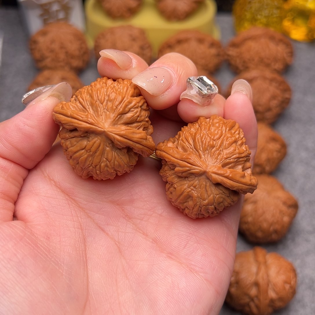 把件文玩核桃毕业精品精配球白36全品