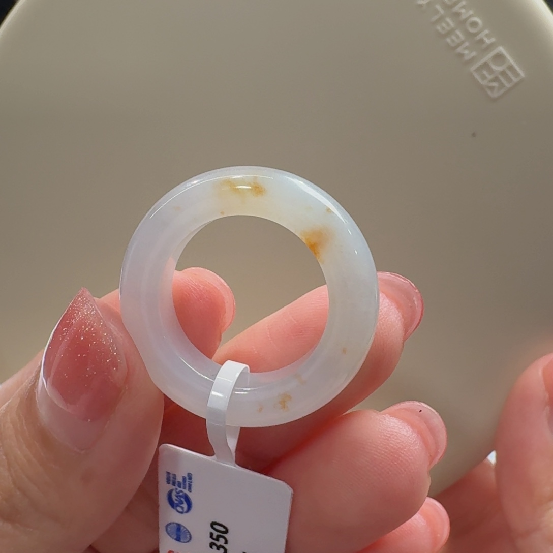 刺***雅未镶嵌戒指翡翠冰洒金戒指