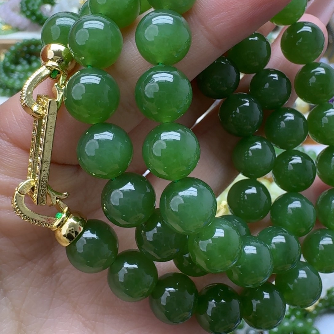 和田玉未镶嵌手链