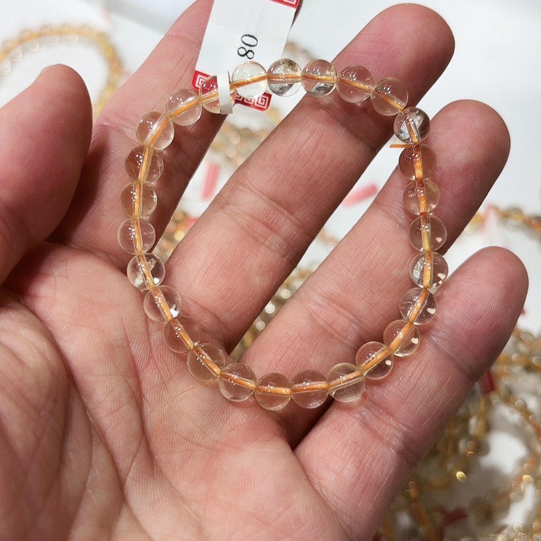 未镶嵌手链水晶金发