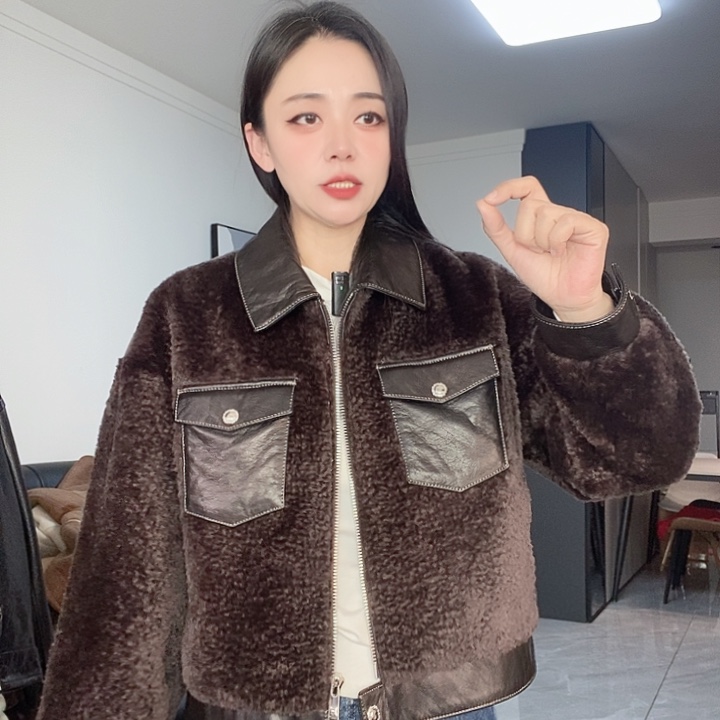 绵羊皮皮毛一体拉贡130斤内