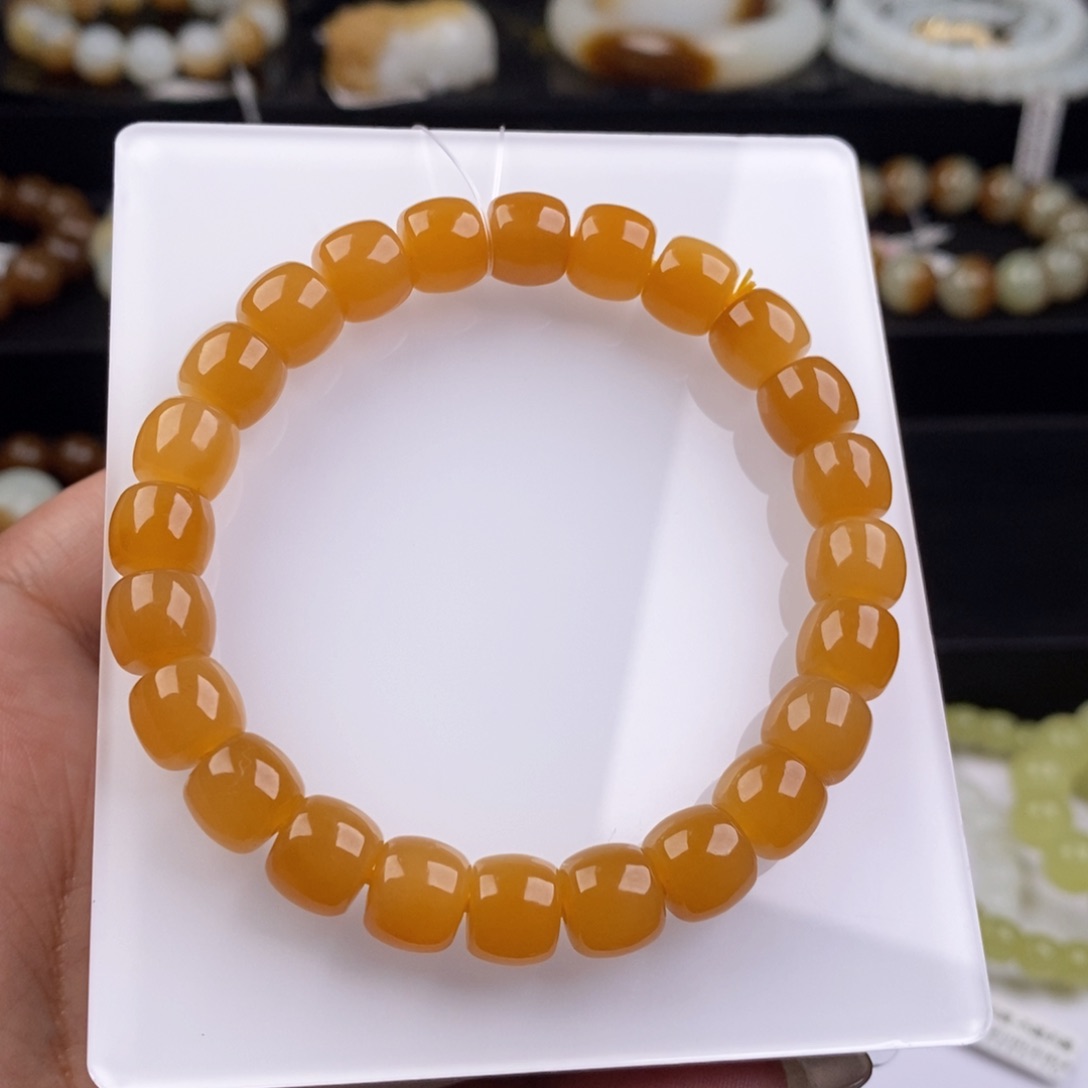 和田玉手串未镶嵌