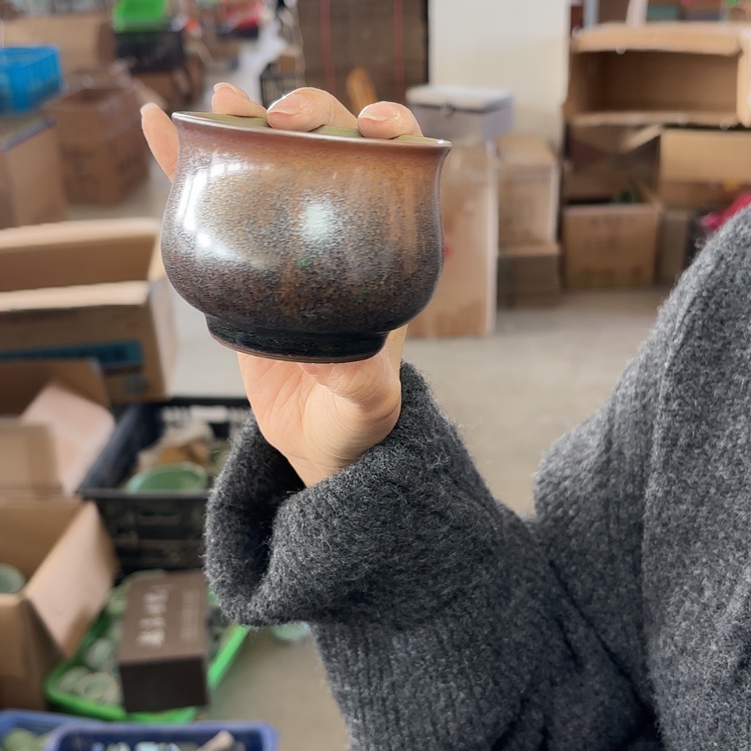 龙泉云间青瓷小米茶器