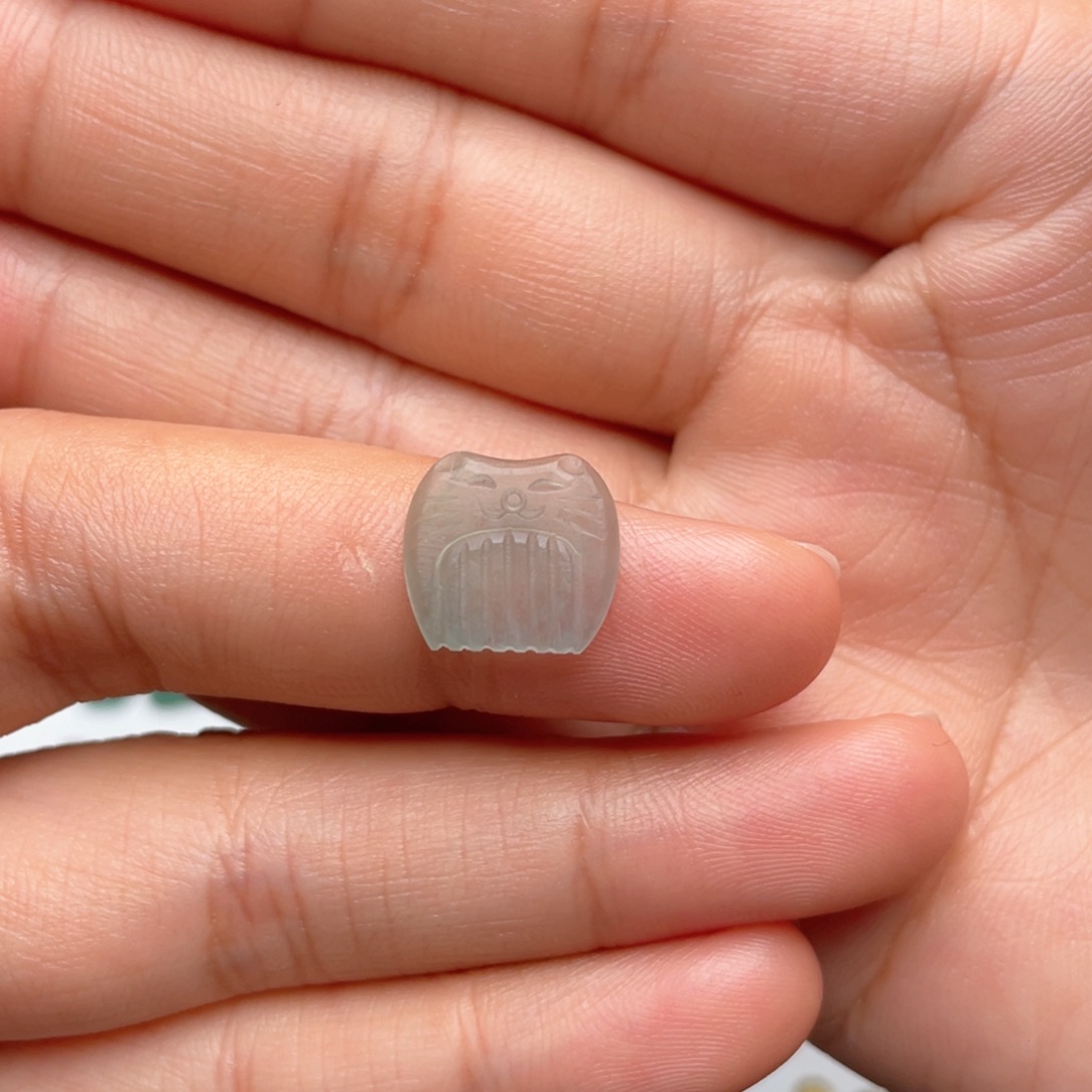 定制翡翠未镶嵌毛货