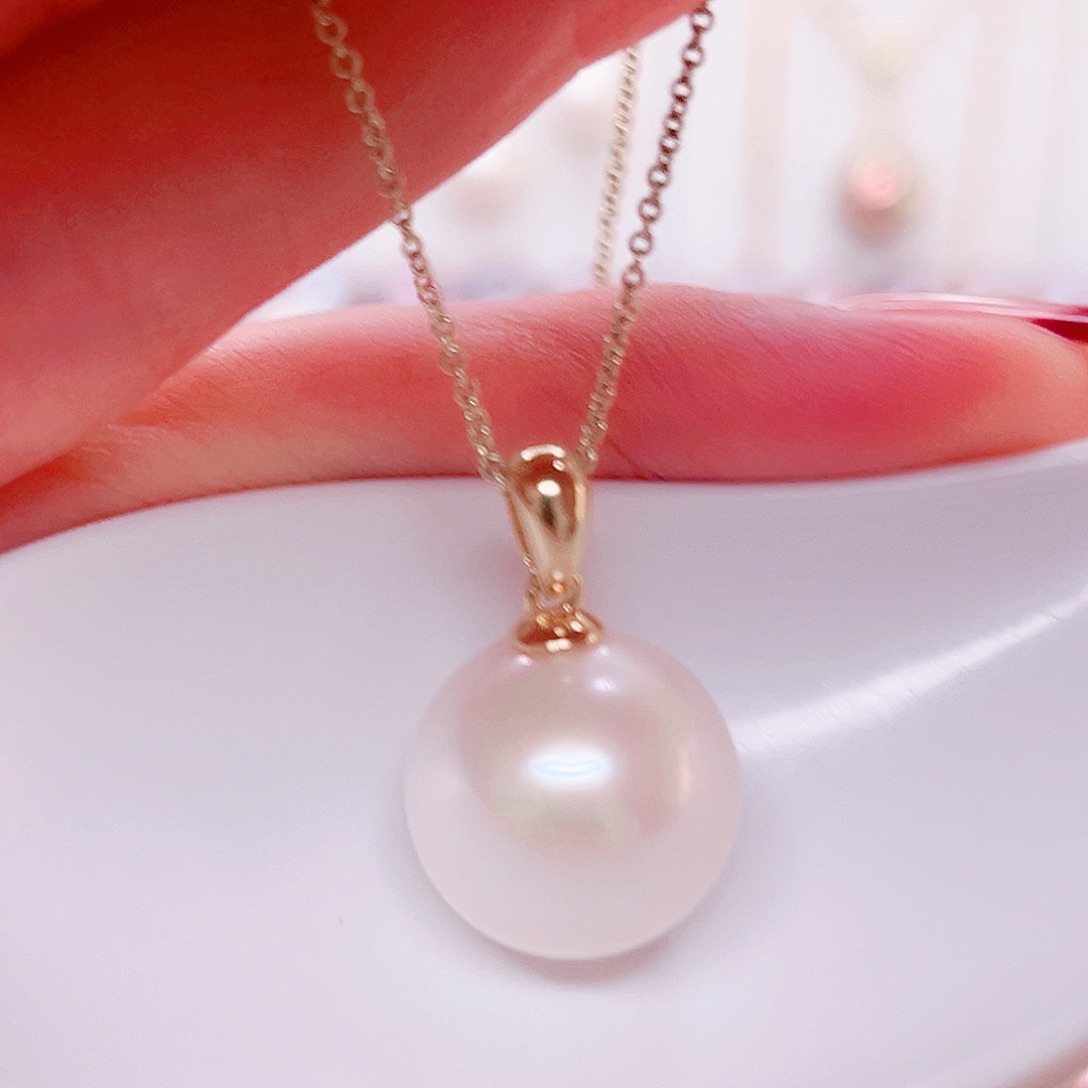 吊坠(赠链)淡水珍珠银S925镶嵌