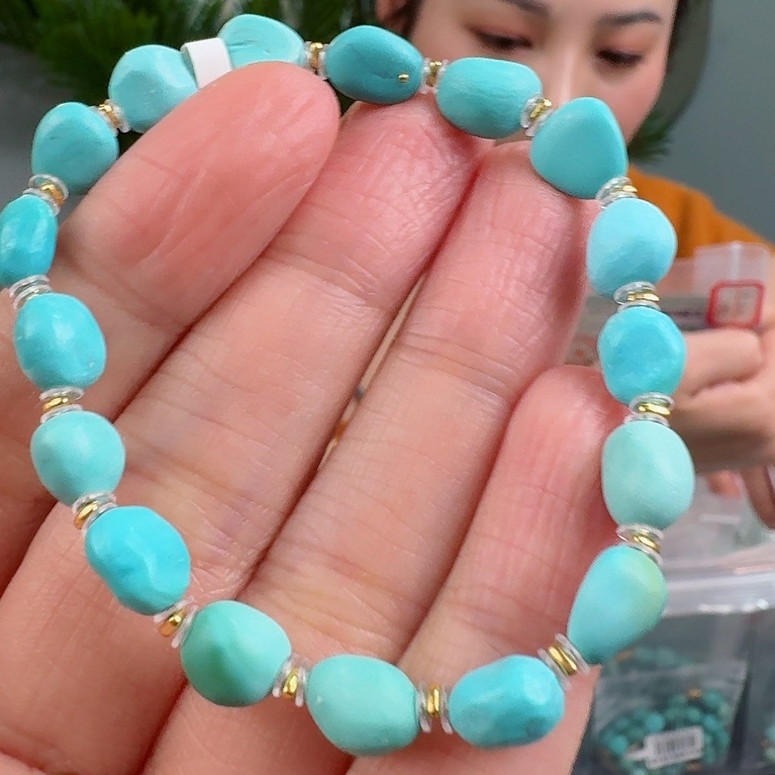 绿松石珠宝奇石未镶嵌