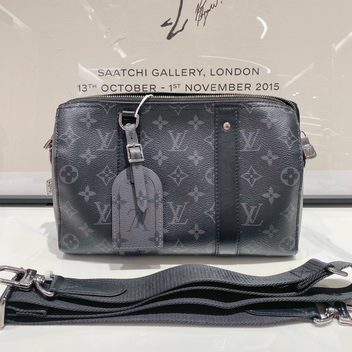 99新 LouisVuitton/路易威登 lv keepall27 单肩斜挎包（13690）