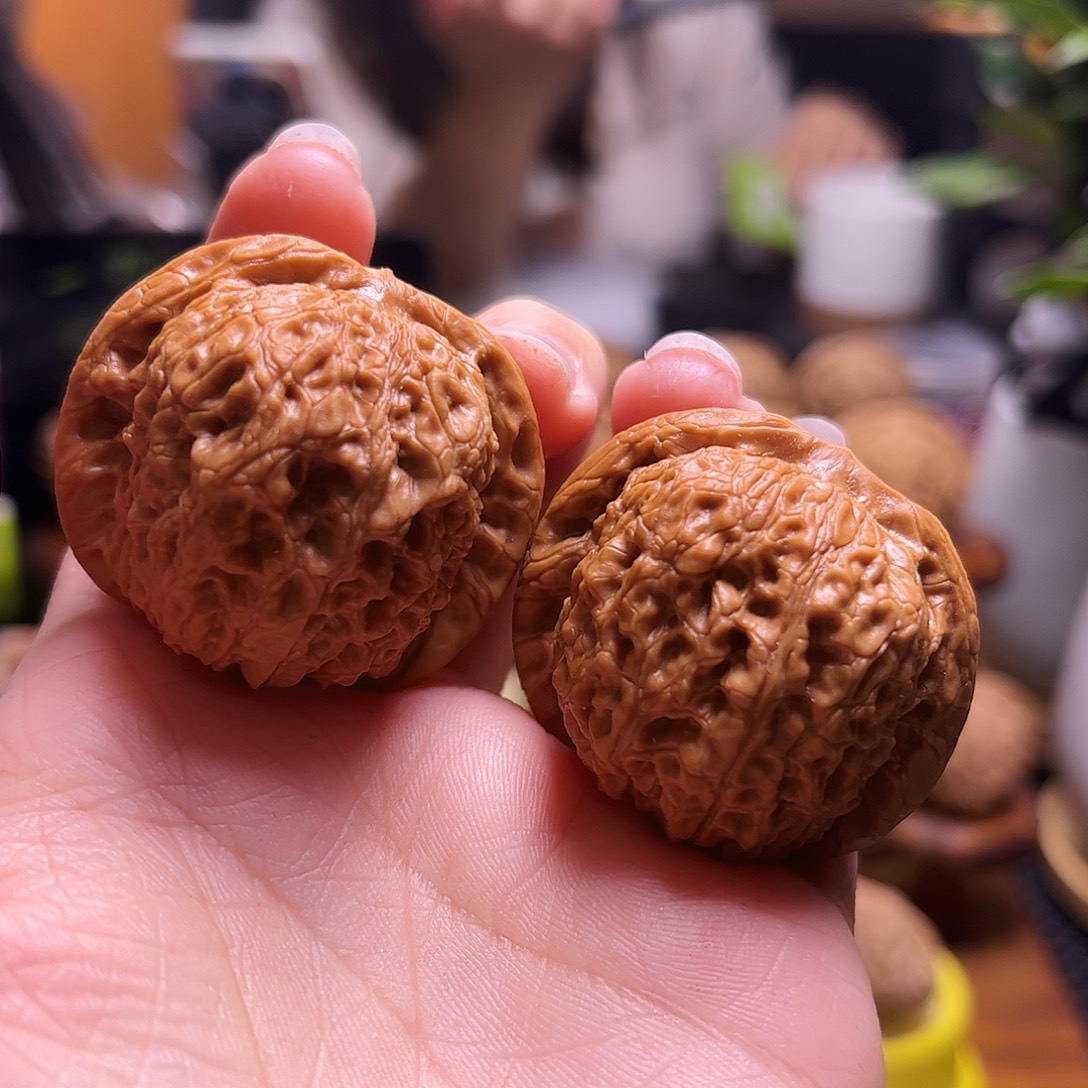 把件文玩核桃39尺血麒麟56