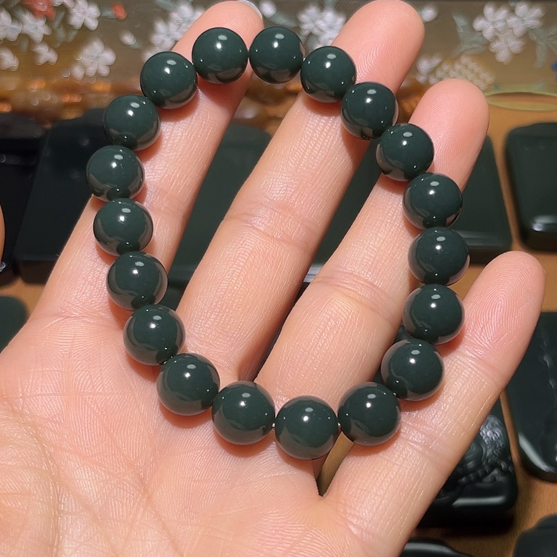 和田玉（青玉）未镶嵌颈饰