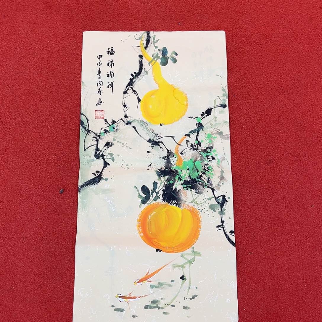 国画手绘国画作品