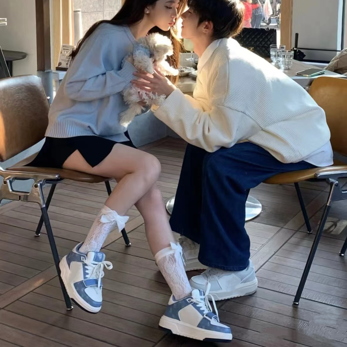 户外休闲情侣运动板鞋男女同款板鞋舒适运动板鞋