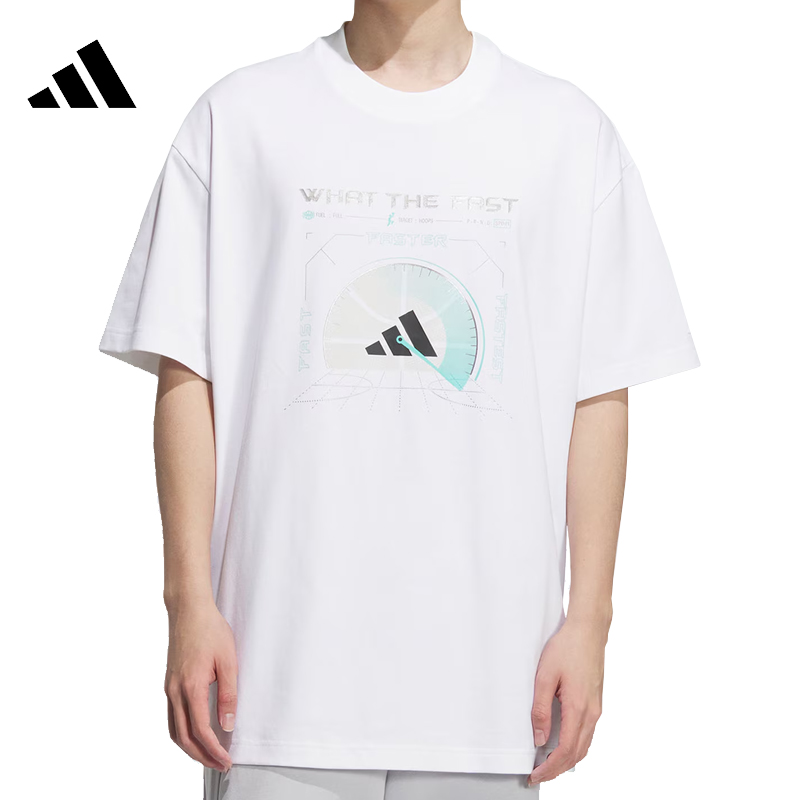 adidas阿迪达斯【吾】男子运动休闲短袖T恤KA2296