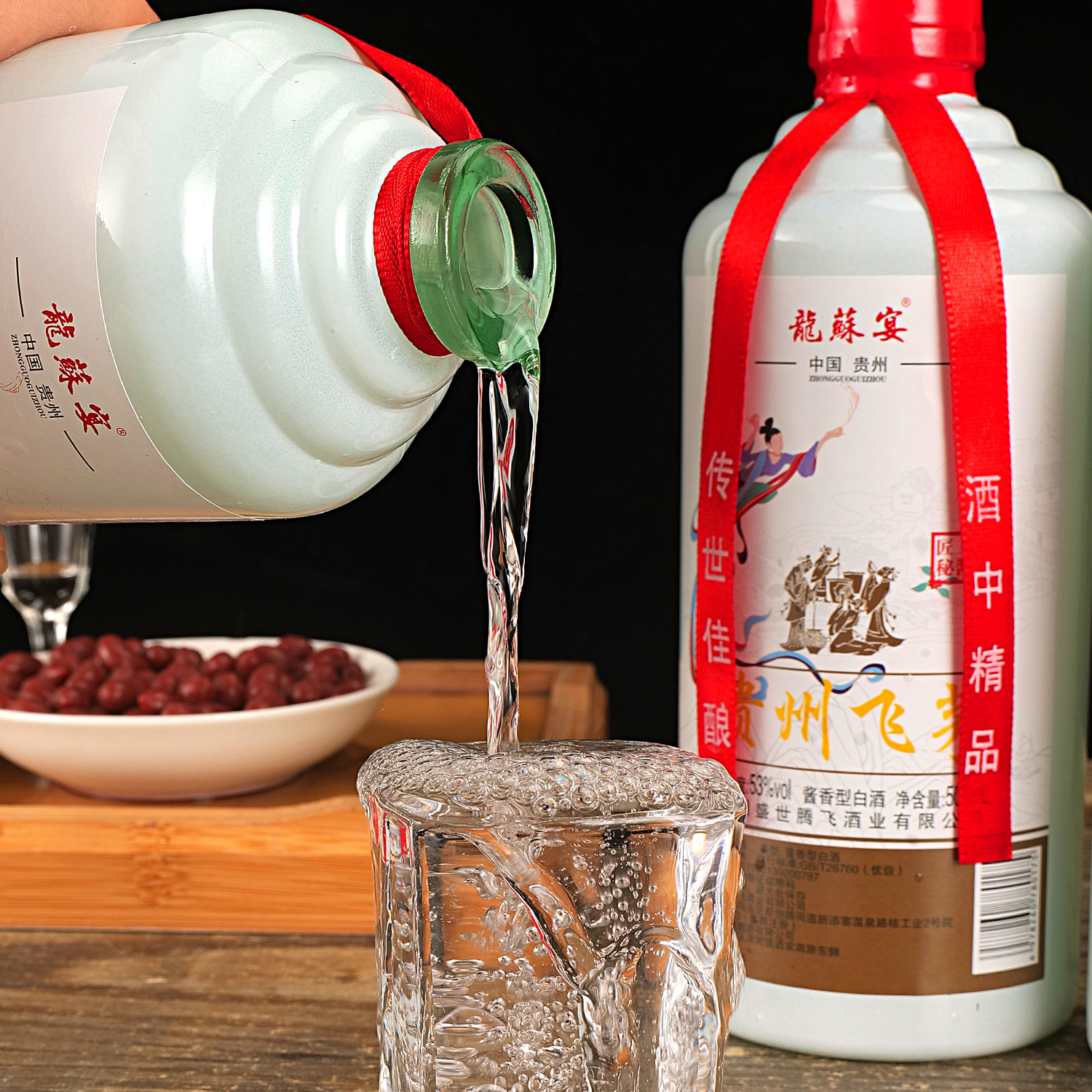 龍蘇宴白酒整箱装酱香型53度酒水500ml*6瓶53度500