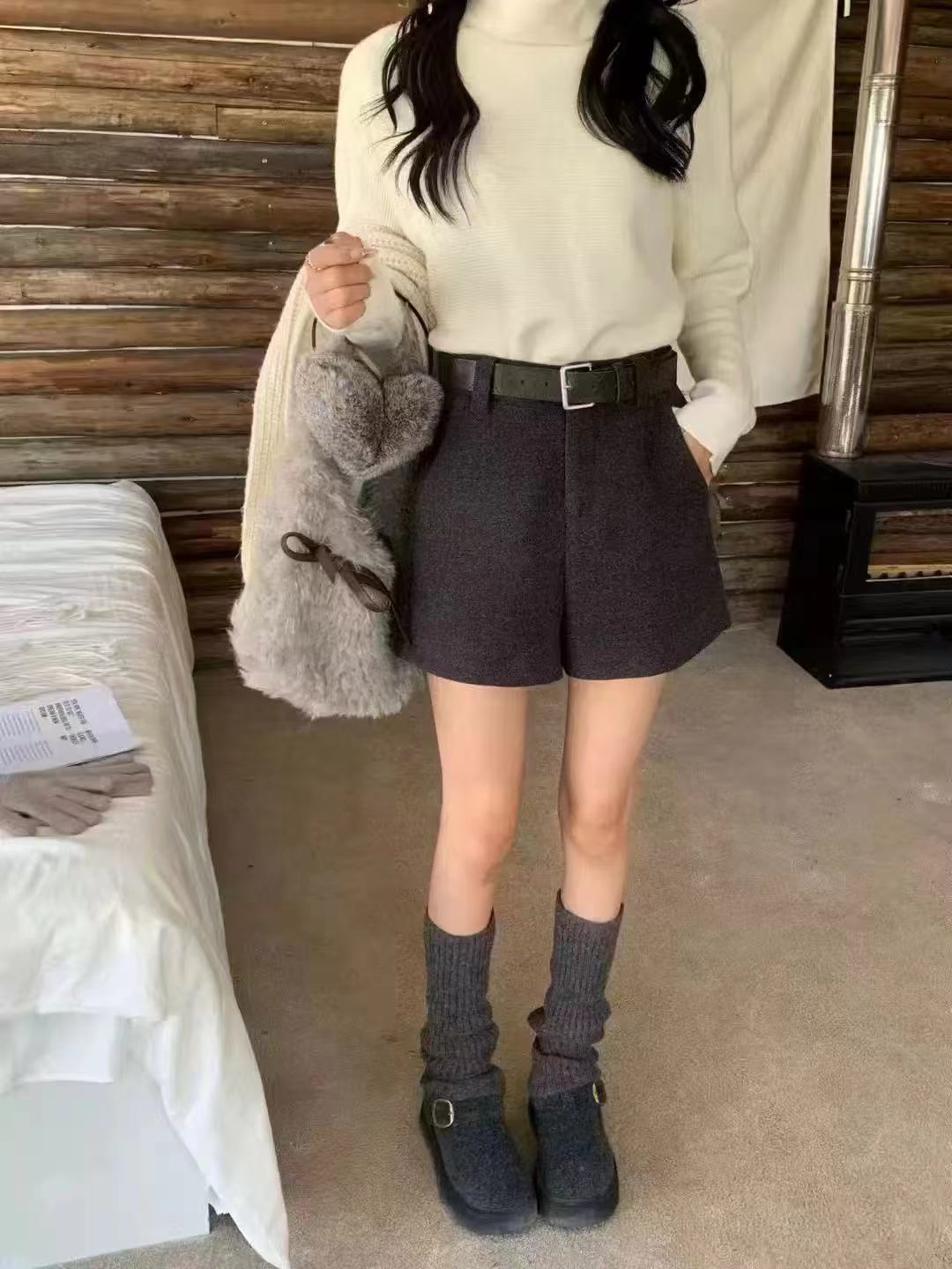 叙旧姑嫂 韩版短裤8562