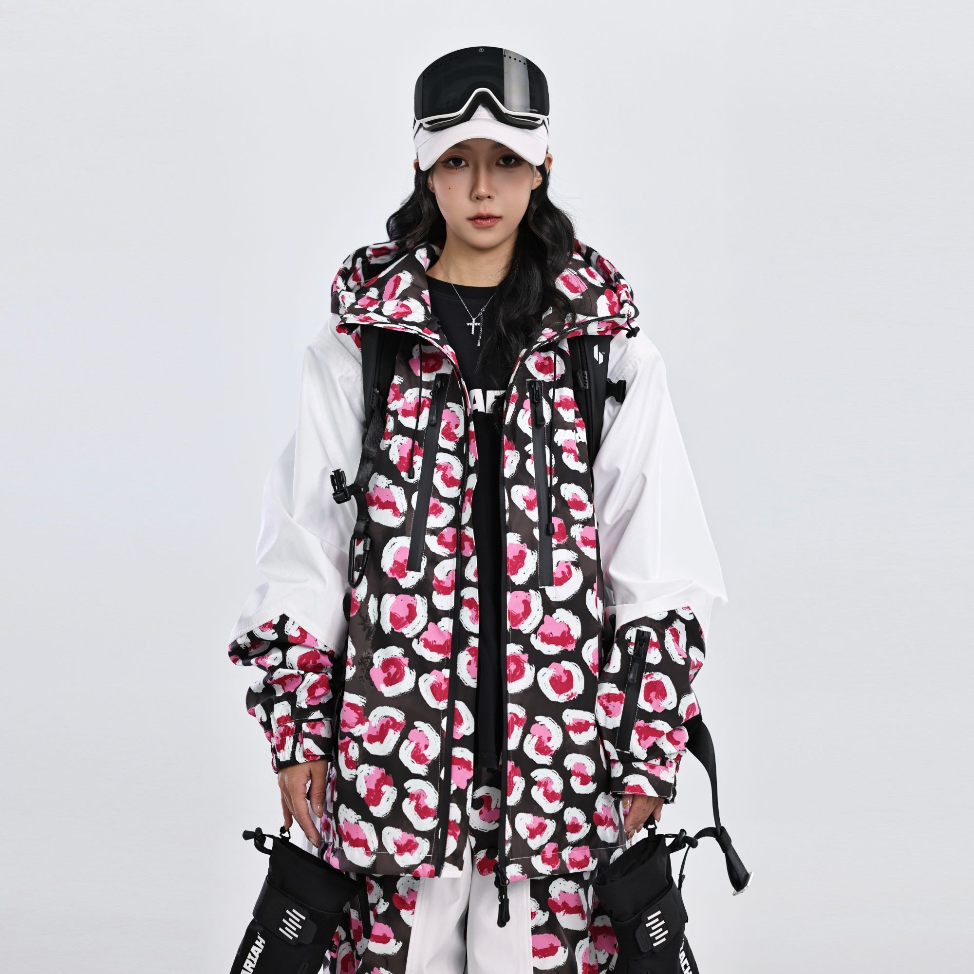 ZACHARIAH25/26【绯黛圆斑】瓷韵滑雪服套装防风防水透气专业滑雪衣