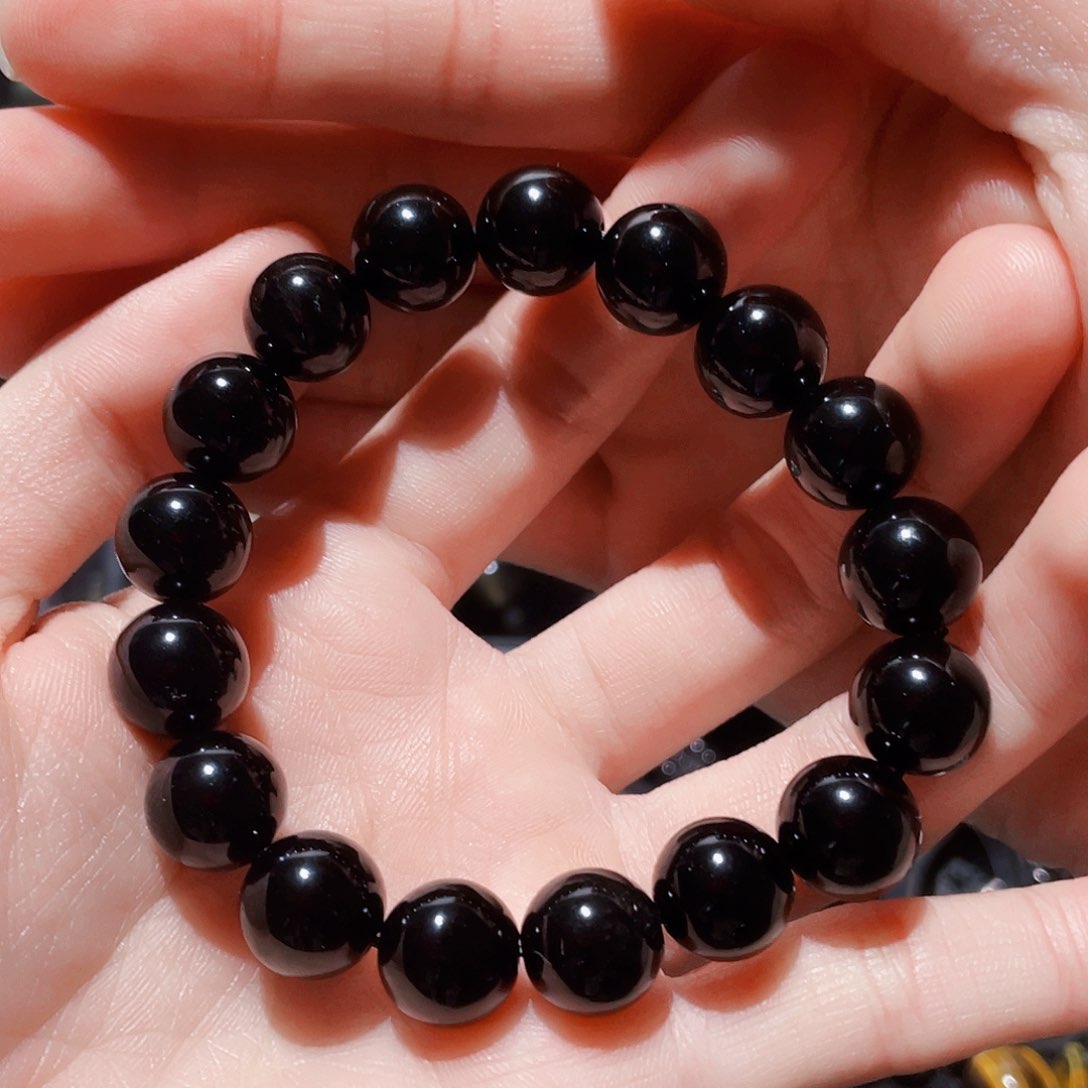 黑曜岩手链未镶嵌用****8