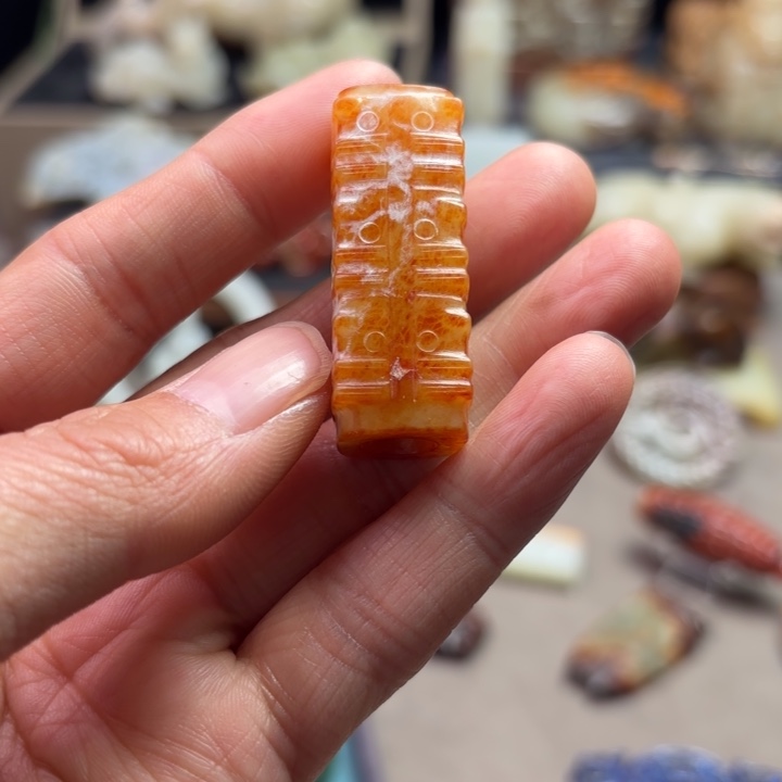 和田玉颈饰未镶嵌似**年