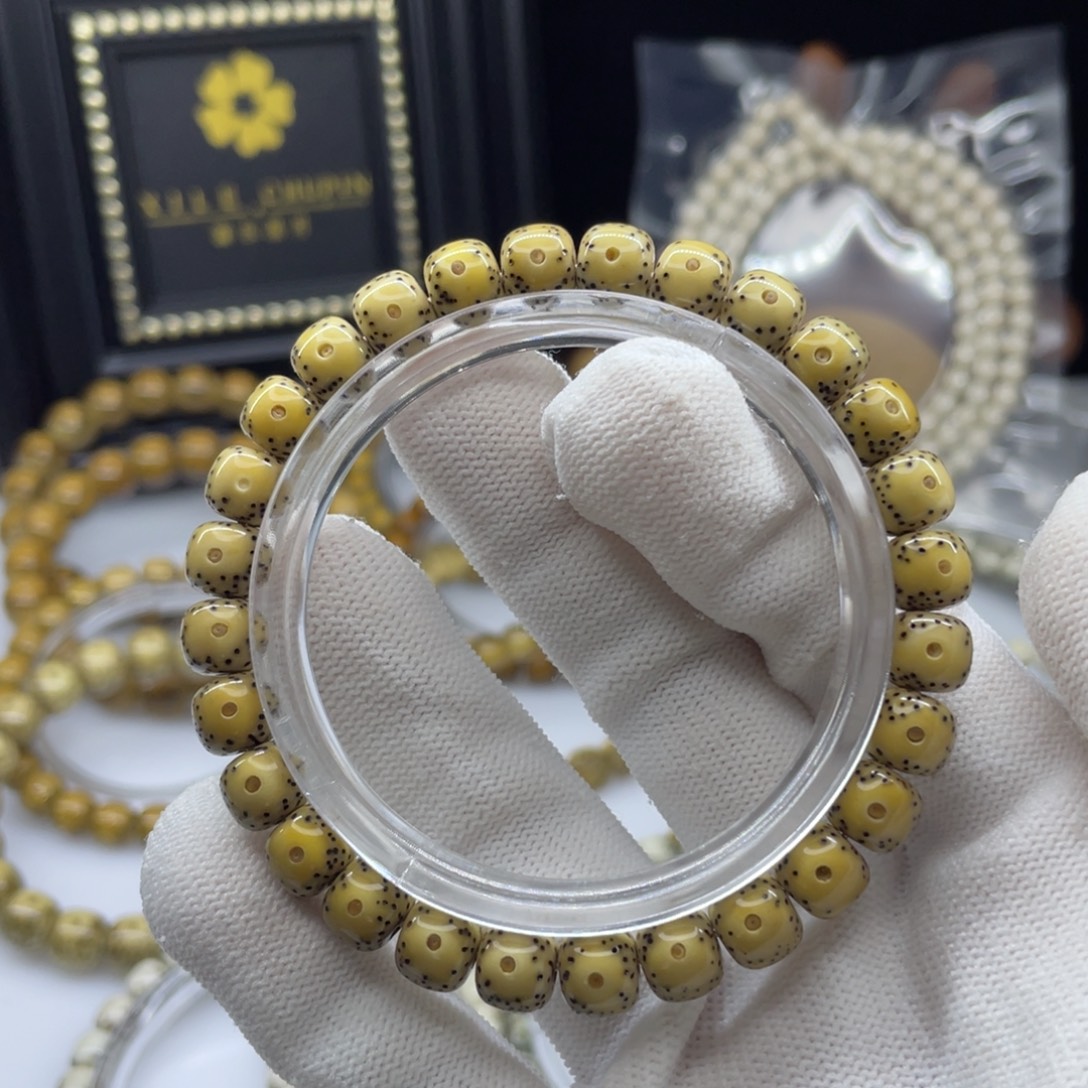 Ｖ***7星月菩提吊坠8黄金瞳大眼睛