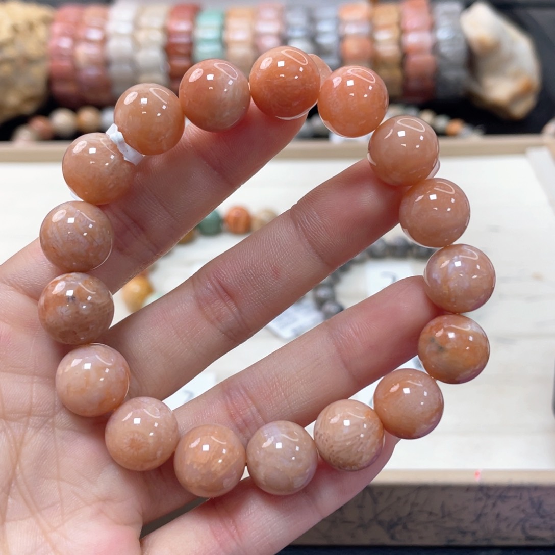 硅化珊瑚（珊瑚玉）手链未镶嵌?**?869