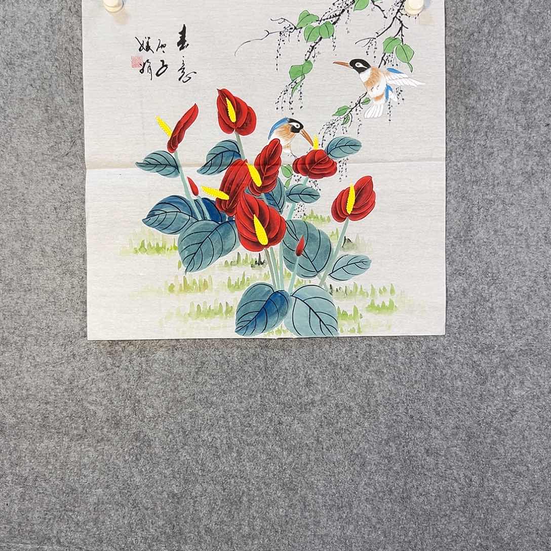 国画804 花鸟在此鸣叫的日子