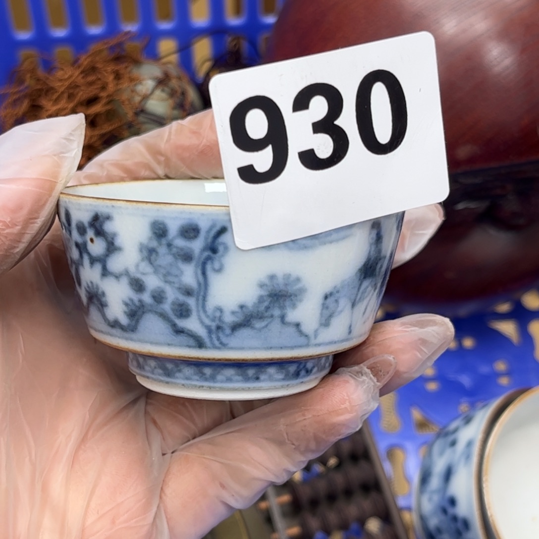 瓷片摆件工艺品摆件666