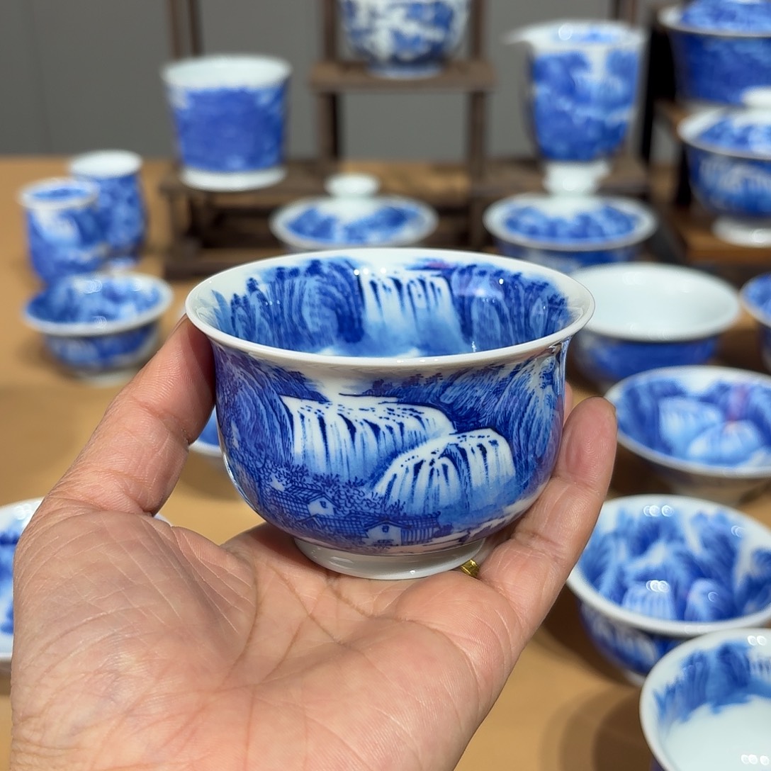 恭***財景德镇纯手绘单杯