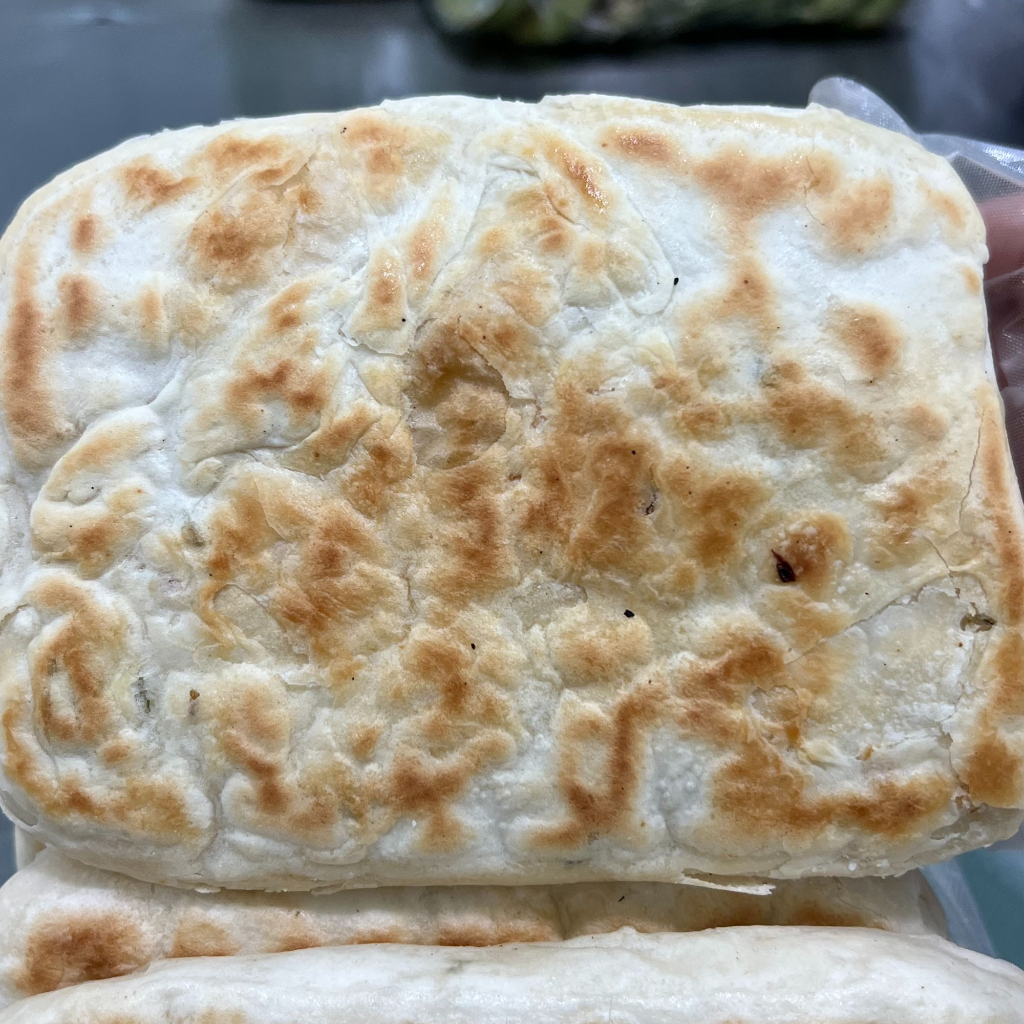 吴忠小吃咸千层饼一份三个