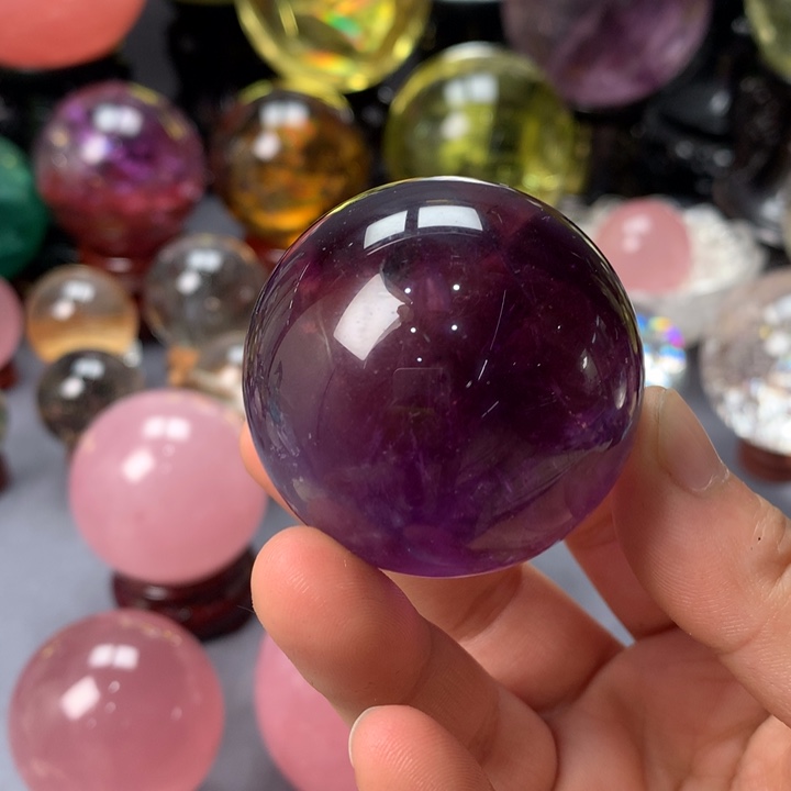 水晶水晶球未镶嵌水晶4.56