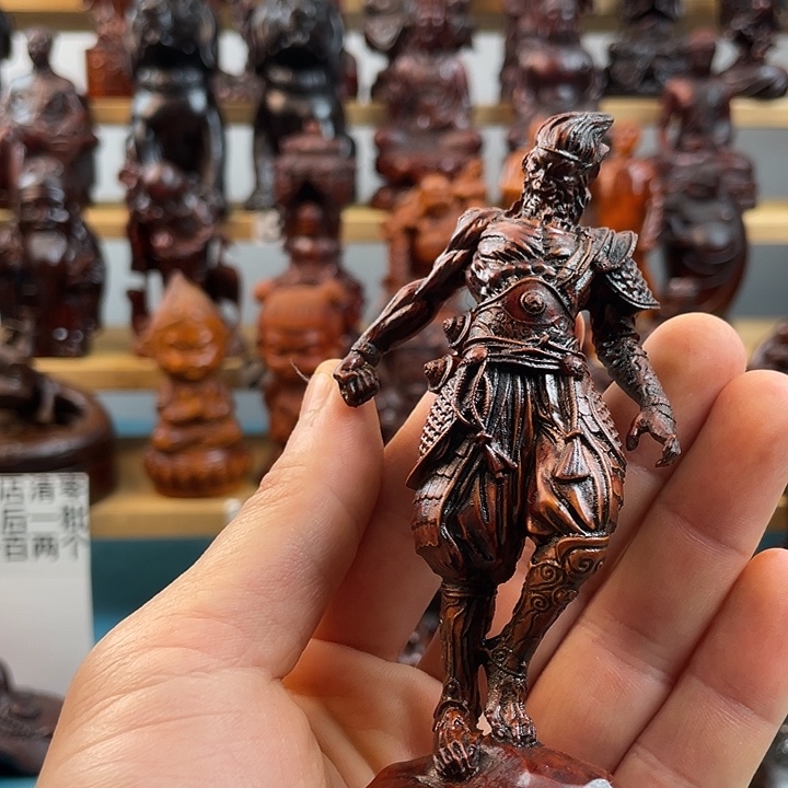 你***呀木木质雕刻摆件123456