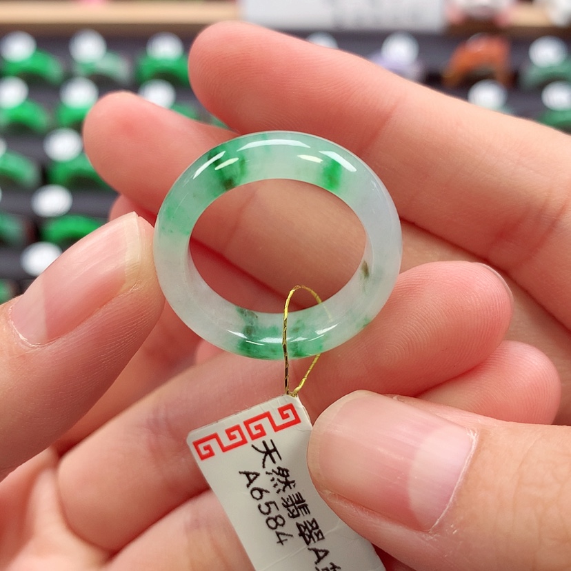 【闪购商品】未镶嵌戒指翡翠17/18号