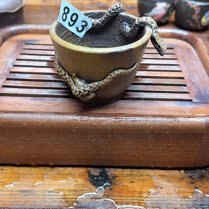 纯手工制作粗陶茶具