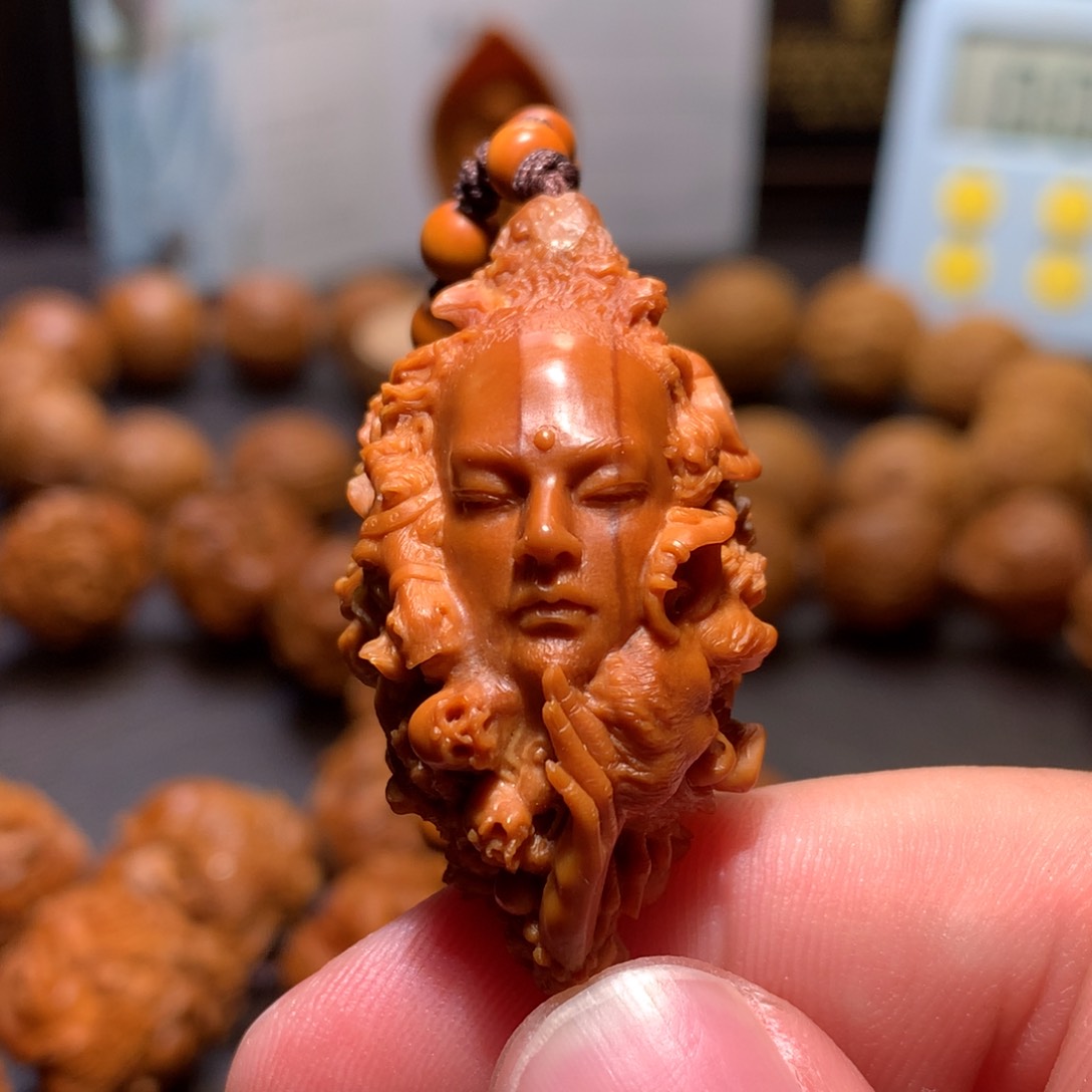 【闪购商品】橄榄核手串/手链爱***员云龙核雕